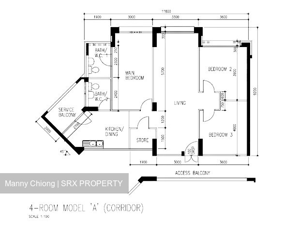Blk 767 Choa Chu Kang Street 54 (Choa Chu Kang), HDB 4 Rooms #198862742